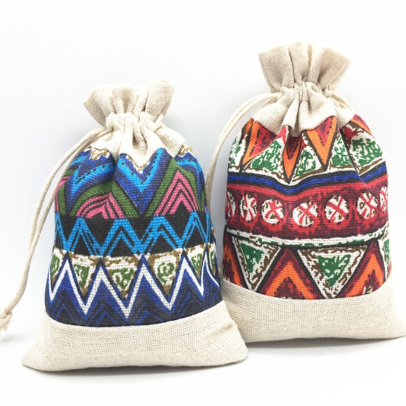 Women Bags Max - Borsa con coulisse in stile etnico